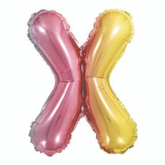 Balão metalizado 16' - 40 cm 40 cm Arcoiris x