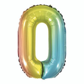 Balão metalizado 16' - 40 cm 40 cm Arcoiris 0