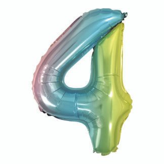 Balão metalizado 16' - 40 cm 40 cm Arcoiris 4