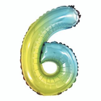 Balão metalizado 16' - 40 cm 40 cm Arcoiris 6