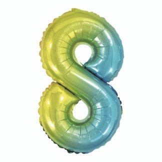 Balão metalizado 16' - 40 cm 40 cm Arcoiris 8