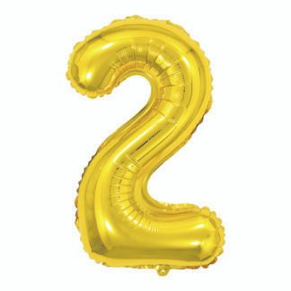 Balão metalizado 40' 100 cm Dourado 2