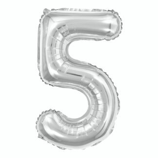 Balão metalizado 40' 100 cm Prata 5