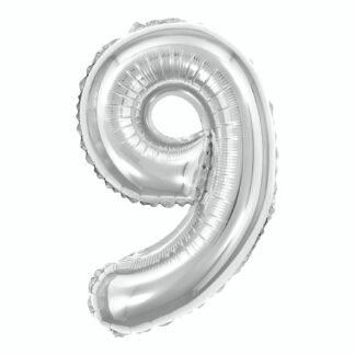 Balão metalizado 40' 100 cm Prata 9