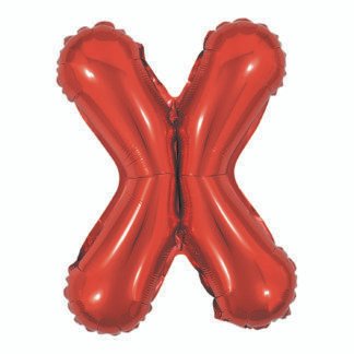 Balão metalizado 40' 100 cm Vermelho x