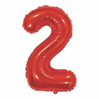 Balão metalizado 40' 100 cm Vermelho 2