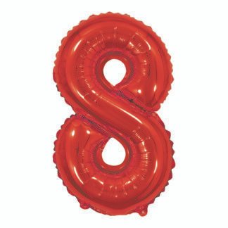 Balão metalizado 40' 100 cm Vermelho 8