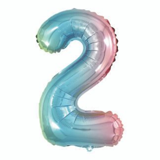 Balão metalizado 40' 100 cm Arcoiris 2