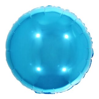 Balão Metalizado Redondo 18' - 45 cm Azul
