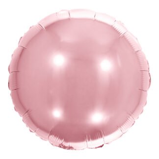 Balão Metalizado Redondo 18' - 45 cm Rose
