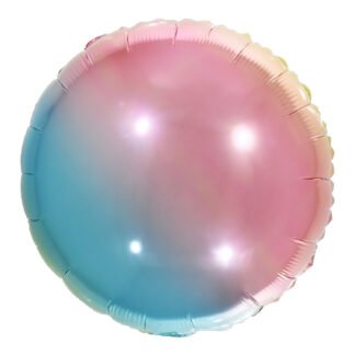 Balão Metalizado Redondo 18' - 45 cm Arcoiris