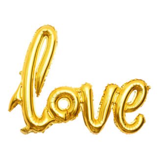 Love 108x65 cm' Dourado