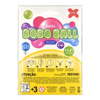 Balão Bubble Transparente 17,3'' (44 cm) blister ind