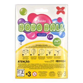 Balão Bubble Transparente 26'' (66 cm) blister ind