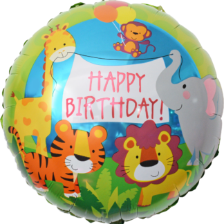 Balão Metalizado Estampado Safari 18" - 45 cm