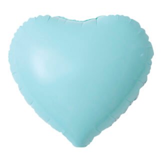 Balão Metalizado Candy 18' - 45 cm Coração Azul bebe