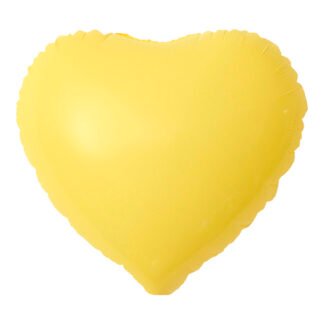Balão Metalizado Candy 18' - 45 cm Coração Amarelo