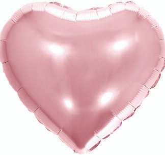 Balão Metalizado Coração Rose Gold 5,5" - 14 cm - c/ 3 und