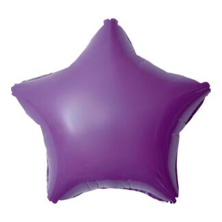 Balão Metalizado Candy 18' - 45 cm Estrela Roxo
