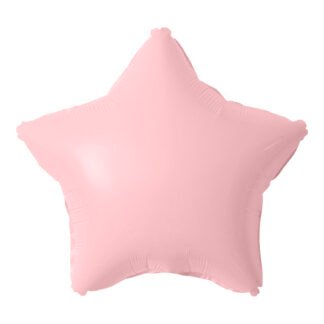 Balão Metalizado Candy 18' - 45 cm Estrela Rosa bebe