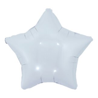 Balão Metalizado 18' - 45 cm Estrela Branco