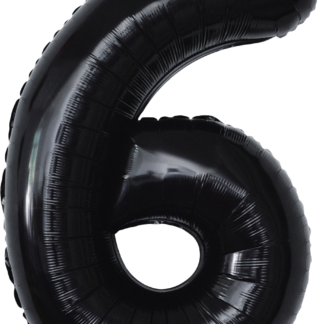 Balão metalizado 16' - 40 cm 40 cm 6 Preto