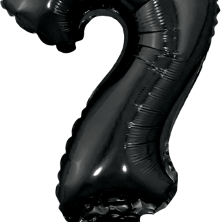 Balão metalizado 16' - 40 cm 40 cm ? Preto