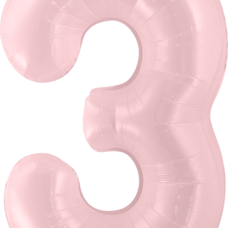 Balão metalizado 16' - 40 cm 40 cm 3 Rosa bebe