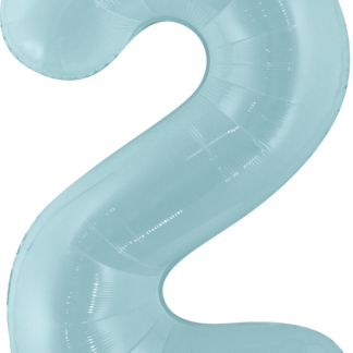 Balão metalizado 16' - 40 cm 40 cm 2 Azul bebe