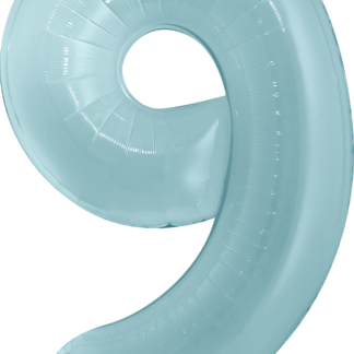 Balão metalizado 16' - 40 cm 40 cm 9 Azul bebe
