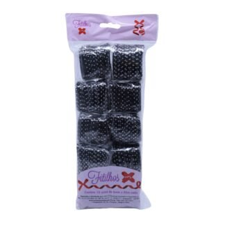 FITILHO 5MMX50M ESTAMPADO BOLINHA PRETA - PCT C/ 10 ROLOS