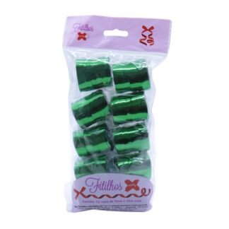 FITILHO 5MMX20M VERDE METALIZADO - PCT C/ 10 ROLOS
