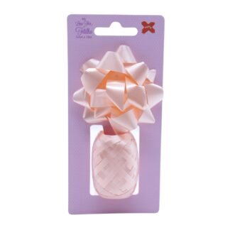 FITILHO 5MMX10M + 8CM FLOR - ROSE GOLD - PCT C/ 12