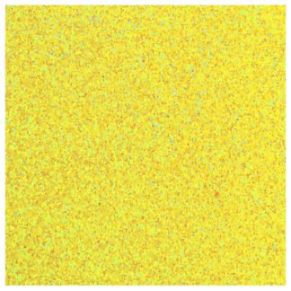 Placa de Eva Glitter 40cm x 60 cm - Pct c/ 5 fls - Amarelo neon