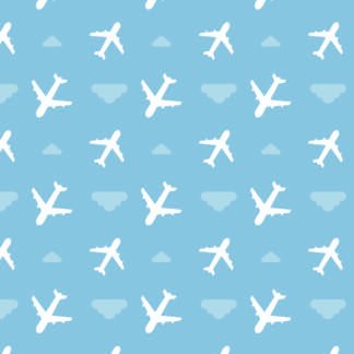 Placa de Eva Estamp. 40cm x 60 cm - Pct c/ 5 fls - Aviao