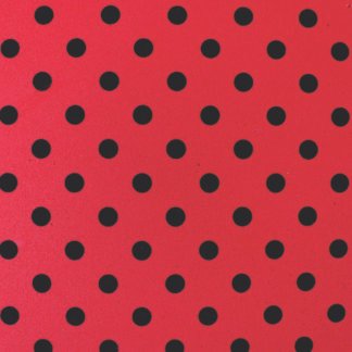 Placa de Eva Estamp. 40cm x 60 cm - Pct c/ 5 fls - Bolinha Vermelho e Preto