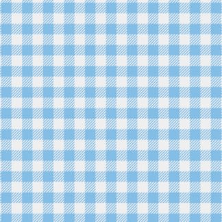 Placa de Eva Estamp. 40cm x 60 cm - Pct c/ 5 fls - Xadrez Azul Bebe