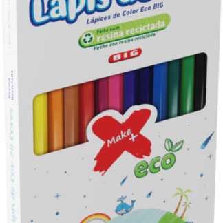 LAPIS 24 CORES ECO MINA 2.6MM HEXAGONAL 175x10mm