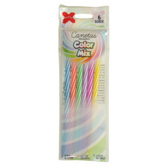 CANETA ESF. COLOR MIX 0,7 MM C/6