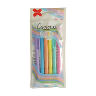 CANETA ESF. CANDY CLICK 1MM C/6