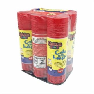 Cola Bastão Pva  40G Pacote C/ 6
