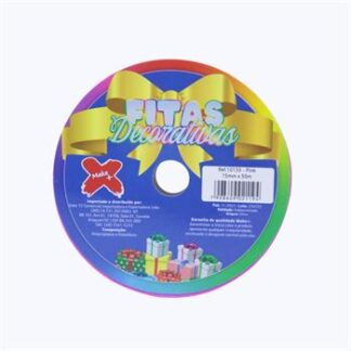 Fita plastica decorativa 15mmx50m - pink - PCT C/ 10