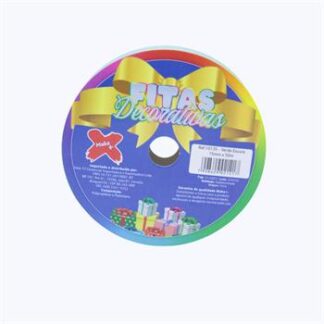 Fita plastica decorativa 15mmx50m - verde escuro - PCT C/ 10