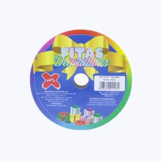Fita plastica decorativa 15mmx50m - dourado - PCT C/ 10