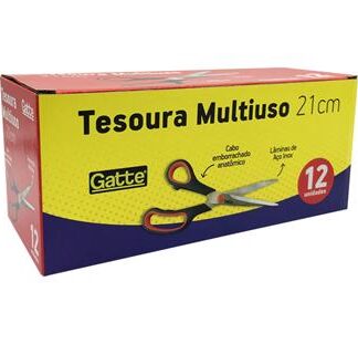 Tesoura Multiuso 21 Cm Inox Blister