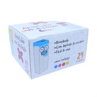 Apontador Plast C/ Dep 6 Cm Cx C/ 24