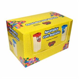 Apontador Plast C/ Dep 6 Cm Blister Cx C/ 24