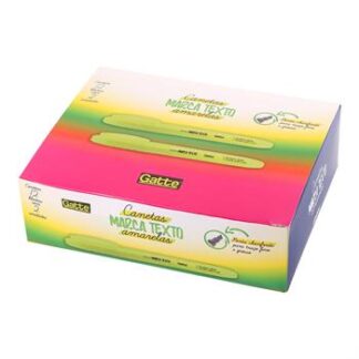 Marca Texto Amarelo Blister c/ 2