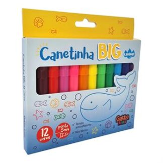 Canetinha Big 12 Cores - Lavavel