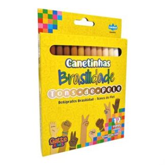 CANETINHA HIDROCOR 12 CORES BRASILIDADES